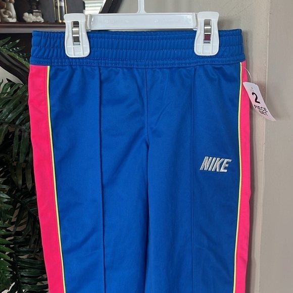 Brand New Nike Pink & Blue Tracksuit Zip Up Jacket Track Pants Sporty Activewear - Picture 11 of 16